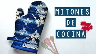 DIY  MITONES DE COCINA PATRON GRATIS  TUTORIAL DE COSTURA  Daniis Ways ♡ [upl. by Noam]