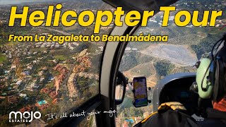 Helicopter Tour  From La Zagaleta  Benalmádena  Vlog 013  Mojo Estates [upl. by Ived]