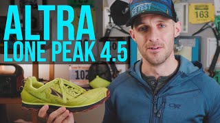 Altra Lone Peak 45 Review  My Favorite Trail Running Shoes [upl. by Adan]