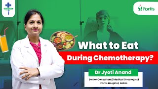 🤔What to Eat during Chemotherapy  Fortis Noida  Dr Jyoti Anand [upl. by Atalayah]