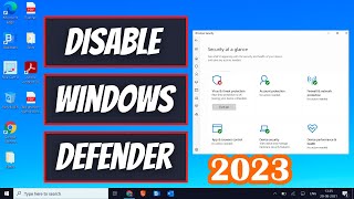 How To Turn Off or Disable Windows Defender in Windows 1011 2024 [upl. by Yntrok319]