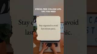 Quick ways to manage college stress collegestress managestress [upl. by Notyal881]