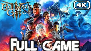 BALDURS GATE 3 Gameplay Walkthrough FULL GAME 4K 60FPS No Commentary [upl. by Linetta]