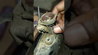 How to clean petcock Valve Fuel Filter in motorcycle shorts [upl. by Phillipp]