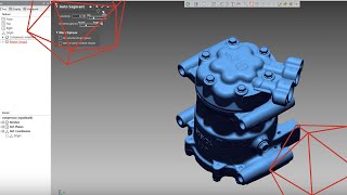 Reverse Engineering A Compressor Using 3D Scan amp Geomagic Design X [upl. by Eneluqcaj]