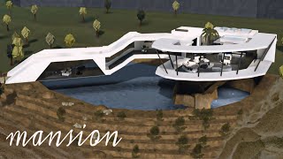 Bloxburg Mansion Modern House  House Build  Roblox [upl. by Aniela94]