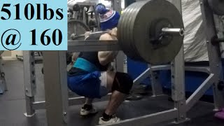 510lbs Squat  160 [upl. by Thierry]