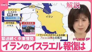 【解説】緊張続く中東情勢…イランの報復は7日以降か イスラエルは今 [upl. by Avihs]