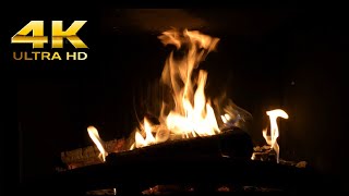 Relaksujący wirtualny kominek 🔥 1 godzina FIREPLACE 4K [upl. by Aihsit600]