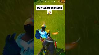 Back to back formation 🤣 fortnite gaming [upl. by Itsrejk]