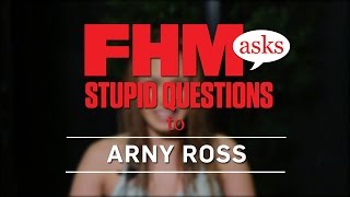 FHM Asks Stupid Questions To Arny Ross [upl. by Clapper]