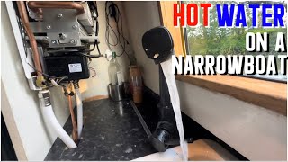 435 HOT WATER ON MY NARROWBOAT  COINTRA WATER HEATER [upl. by Onida]