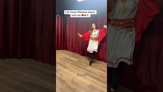 Albanian dance tutorial 🇦🇱 Albaniandance Albanianshota [upl. by Monroy]