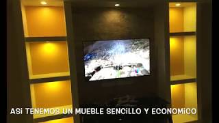 Mueble TV moderno para sala de estar [upl. by Nibor]