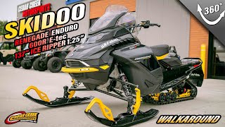 Walkaround  2024 SkiDoo Renegade® Adrenaline® with Enduro Package Rotax® 600R ETEC Ice Ripper [upl. by Boardman]