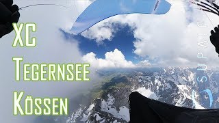 Crossing Borders Tegernsee to Kössen  XC Paragliding [upl. by Virginia]