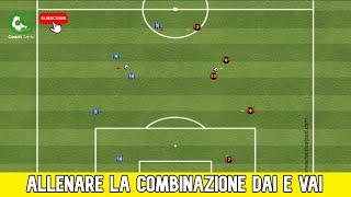 Serie di passaggi per allenare la combinazione dai e vai  Coach Sante [upl. by Narag]