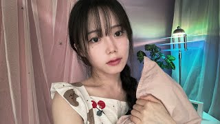 ASMR 오늘만 같이 자자🥲내가 귀청소 해줄게 언니 귀청소 롤플레이 진성ㅣEar Cleaning Roleplay [upl. by Bartie]