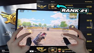 PUBG MOBILE RESOLUTE CONTROL 6 FINGERGYRO HANDCAM FOR IPAD 2022 ⓶ [upl. by Llerdnek957]