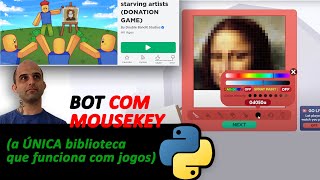 Automatizando Roblox com Python MouseTeclado [upl. by Ybab]