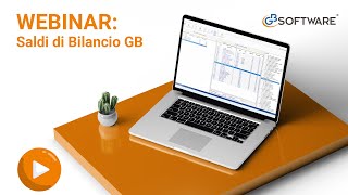 Webinar operativo Saldi Di Bilancio GB  GBsoftware [upl. by Mortensen]