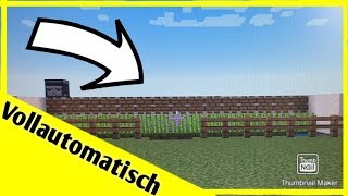 Vollautomatische Zuckerrohrfarm bauen  Minecraft Tutorial [upl. by Capps88]