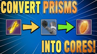 Destiny 2  How To Convert Enhancement Prisms Into Cores QUICK amp EASY Way to MAX Enhancement Cores [upl. by Ralyt]