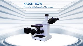 KASON4XCW Metallography microscope [upl. by Lesly]