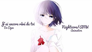 Nightcore AMV  Jai encore rêvé de toi de Ogee [upl. by Avat65]