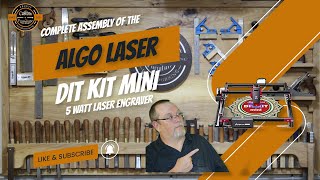 The Algo Laser DIY KIT MINI Laser Engraver laser woodworking [upl. by Nwahsed609]