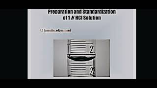 Preparation and standardization of 1N HCl Solution [upl. by Bruner]