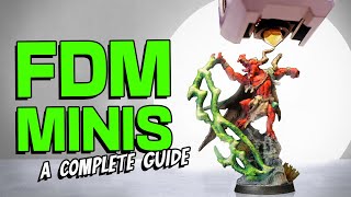 How to Print AMAZING FDM Miniatures  A Complete Guide to FDM 3d Printed Minis 2024 [upl. by Eniretac]