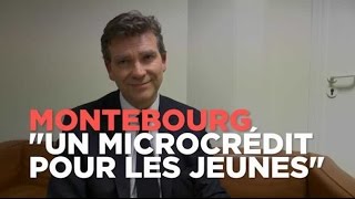 Montebourg  quotJe veux prêter 5000 à 10000 euros à chaque jeunequot [upl. by Robins547]