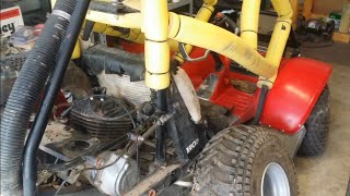 Honda FL250 Odyssey fuel tank removal and fuel pump intro [upl. by Streeter]