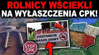 MASOWE WYWŁASZCZENIA ROLNIKÓW POD CPK [upl. by Ytirahc]