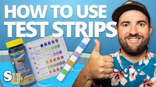 Pool TEST STRIPS How to Use Them the RIGHT Way  Swim University [upl. by Ennovy]