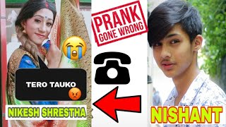 Nikesh Shrestha got pranked  Tiktoker Nikesh Shrestha got pranked [upl. by Oirramed]