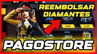 ✅COMO HACER REEMBOLSO EN FREE FIRE POR PAGOSTORE REEMBOLSAR DIAMANTES [upl. by Guillaume]