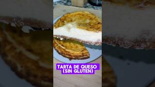 Tarta de queso SIN GLUTEN recetas tartadequeso tartadequesosingluten [upl. by Reedy]