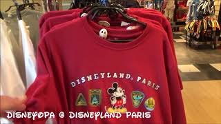 Disneyland Paris Merchandise TShirts DisneyOpa [upl. by Derfniw]