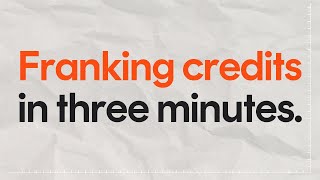 Franking Credits everything you need to know [upl. by Cleaves]