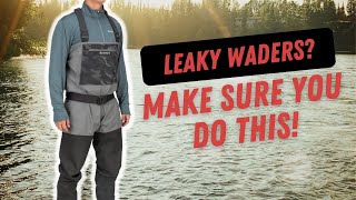 Fix Leaky Waders Fast amp Easy  Repair Waders In Minutes [upl. by Aggappora]