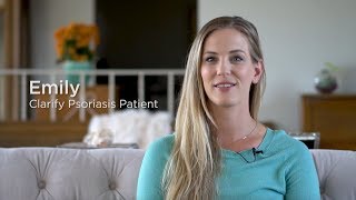 Emilys talks about Treating her Psoriasis  Clarify Home Phototherapy 30 Seconds [upl. by Grani]