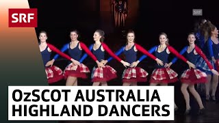 OzScot Australia Highland Dancers  Australien  Basel Tattoo 2017  SRF [upl. by Arlyne11]