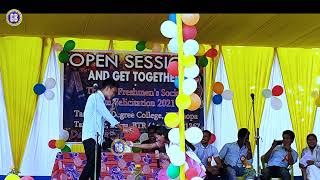 Tamulpur Degree college freshman Social day 2021 student meet [upl. by Angelica]