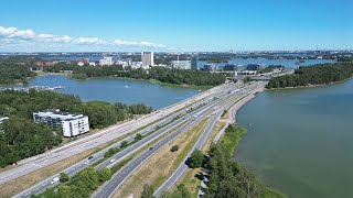 Espoon dronevideot 2024 Espoo Finland drone videos 4K [upl. by Hnahym]