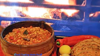 Greek White Bean Soup Fasolada with Country Sausages  Φασολάδα με χωριάτικα Λουκάνικα [upl. by Anelagna]