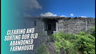 4 Clearing and sorting our old abandoned farmhouse [upl. by Tandie717]