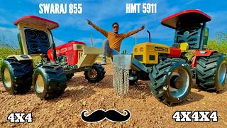 RC HMT 5911 Vs John Deere 5050D Vs RC Swaraj 855  Chatpat toy TV [upl. by Akerley987]