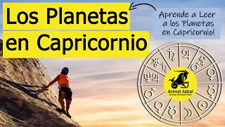 Los Planetas en el Signo Capricornio [upl. by Zipnick]